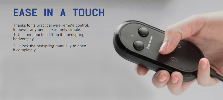 Remote طقم اكسسوار تخت قلاب مع