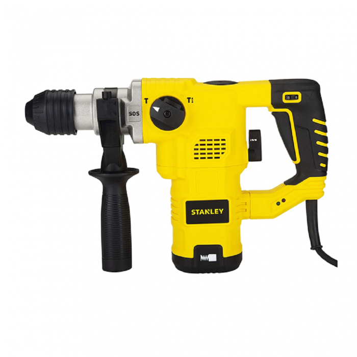 32mm - 1250W - 3 Mode L-Shape SDS-Plus Hammer + Kitbox