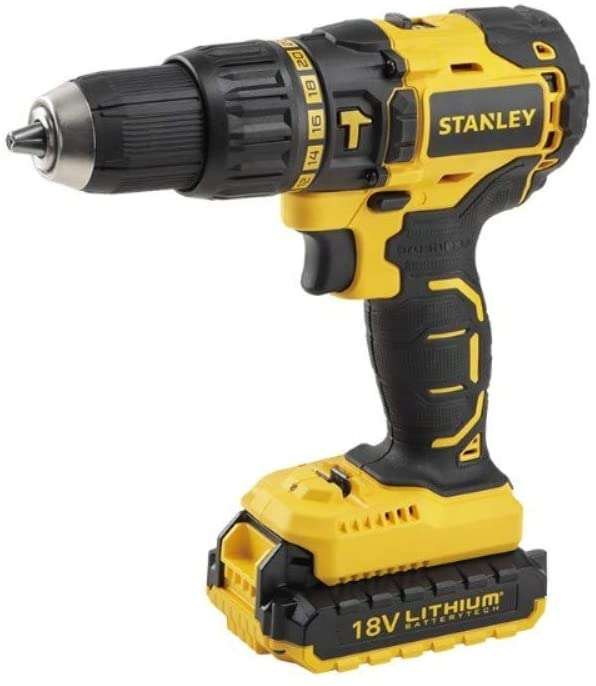 18V Drill Driver + 2 (1.5Ah) Batteries + Charger + Kitbox.