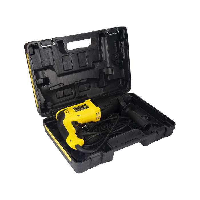 26mm - 800W - 3 Mode SDS-Plus Hammer + Kitbox + Keyed Chuck + Adaptor