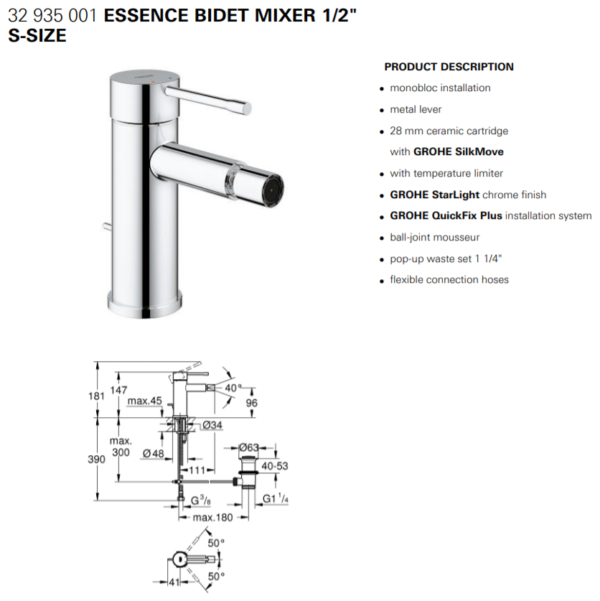 GROHE FAUCET