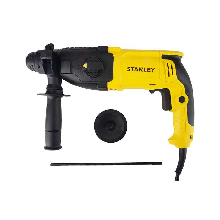 26mm - 800W - 3 Mode SDS-Plus Hammer + Kitbox + Keyed Chuck + Adaptor