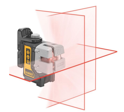 3 Way SelfLeveling Line Laser (Horizontal ,Vertical & Side Lines) – 15m + Stand / شقلة عالم لايزر تعيير ذاتي 3 اتجاحات – 15 متر+ شنطة
