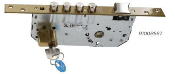 ملم 50 / غال سلندر اصابع سلندر امان / Fire Doors Hardware