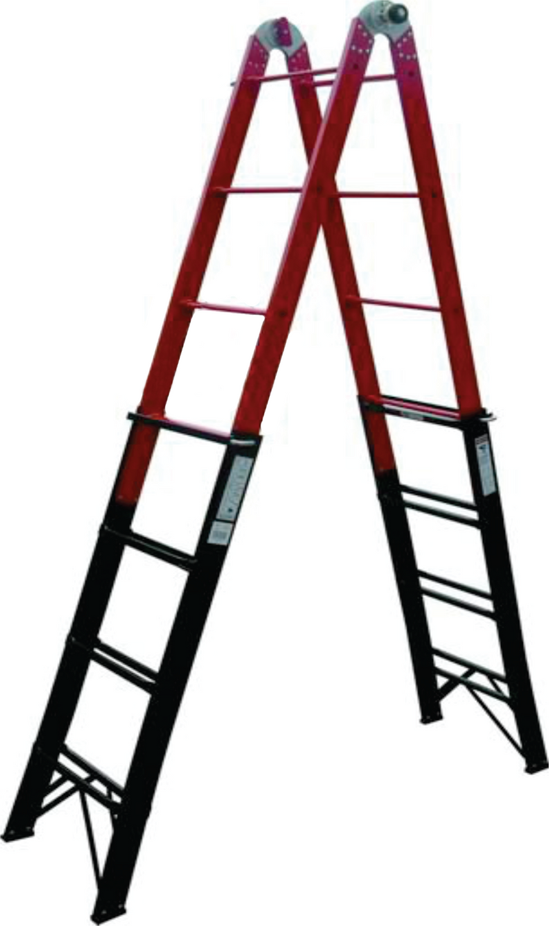 STEEL TELESCOPIC LADDERS