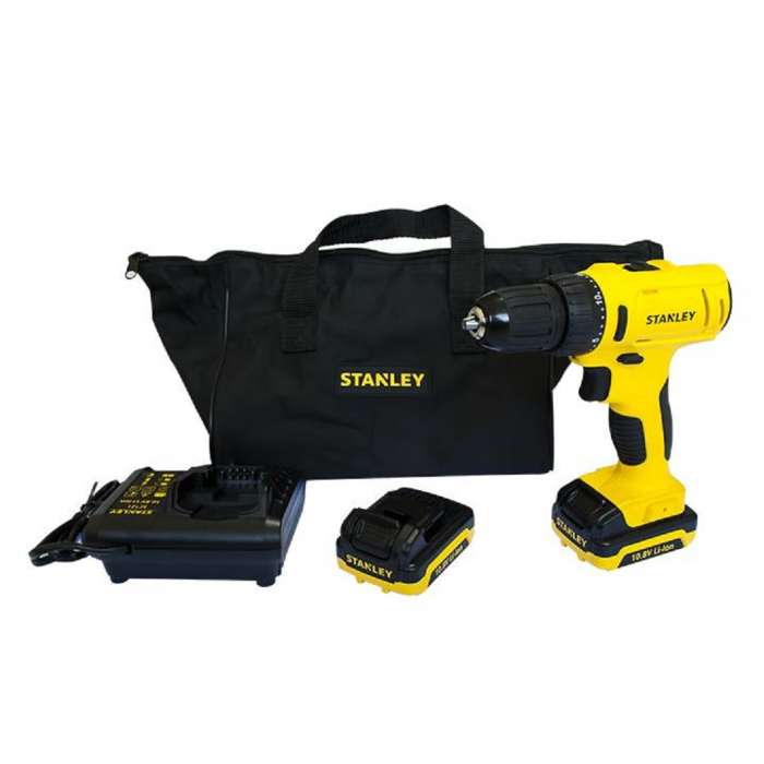 10.8V Li-Ion Compact Drill + 2 Batteries 1.5Ah + Charger