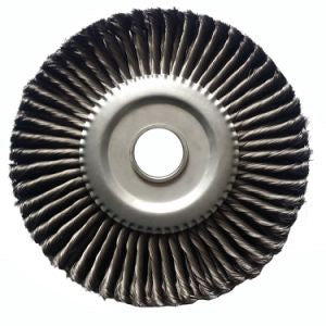 Stainless Steel Wire Wheel Brushes for Polishing and Rust Removal for Flat Twisted Wire Machines Stainless Steel Wire Wheel Brushes for Polishing and Rust Removal for Flat Twisted Wire Machines
