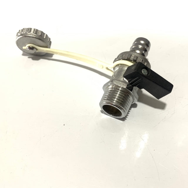 Chrome sockets with valve 1/2''