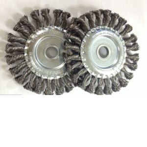 Stainless Steel Wire Wheel Brushes for Polishing and Rust Removal for Flat Twisted Wire Machines Stainless Steel Wire Wheel Brushes for Polishing and Rust Removal for Flat Twisted Wire Machines