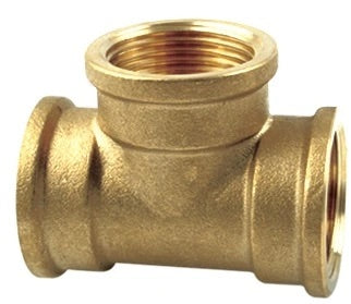 Brass "T" Shape Female Threaded Fitting 1/2''