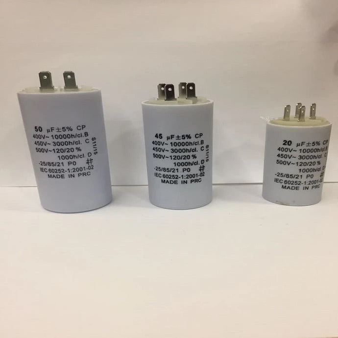 Motor Capacitor 1UF to 100UF