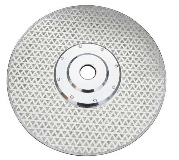 Diamond Blade  Electroplated, Triangle pattern W/F