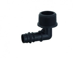 90º Hosetail with Male Thread