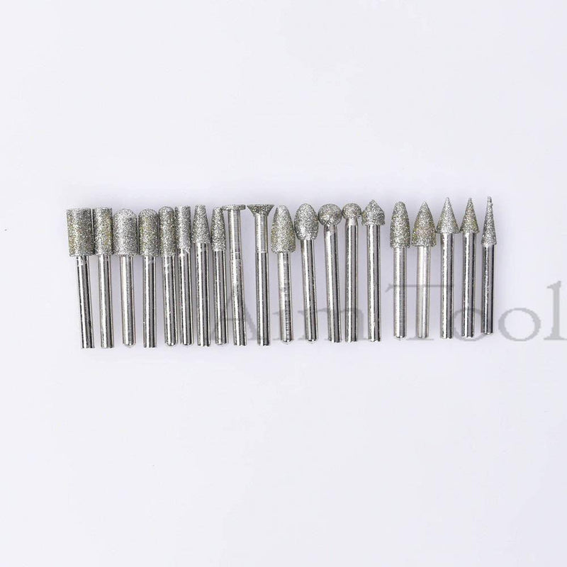 Electroplated Diamond Burr 20pcs (46